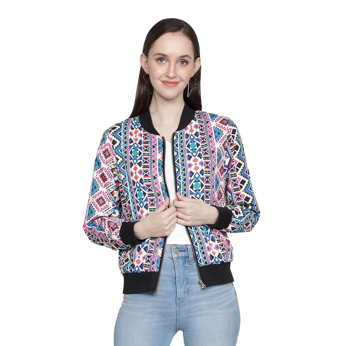 Women's Polyester Standard Length Bomber