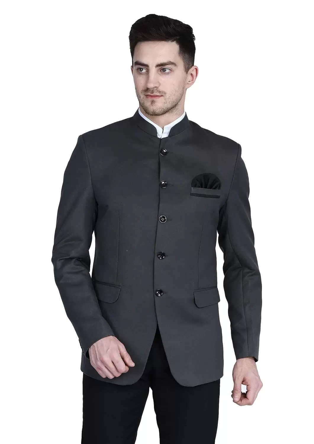 TAHVO Bandgala Blazer with Hanky